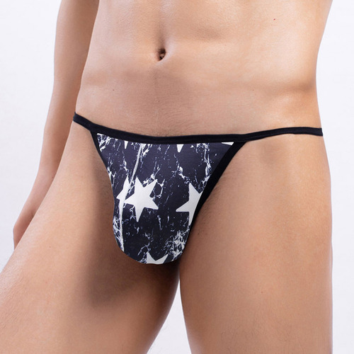 Ropa Interior Estampada De Seda De Leche Con Espalda Suave P