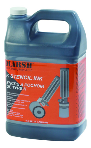 Asociados Marca Pstma46k-1gal De Tinta, Color Negro