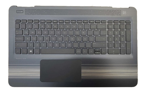 Carcasa Superior Palmrest Hp 15-au 15-aw  Teclado Mousepad