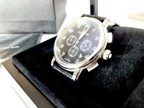 Relógio Montblanc Pulseira Couro Bovino