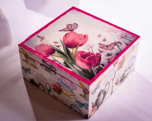 Hecho en casa: Porta servilletas con decoupage