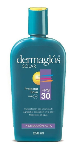 Imagen 1 de 1 de Protector Solar Dermaglos® F30+ Alta Protección | 250ml