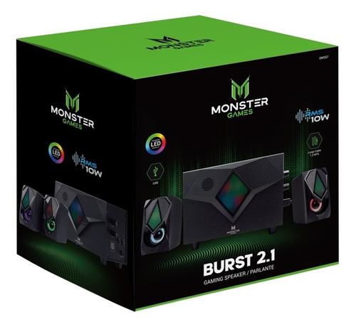 Subwoofer Monster Games Burst 2.1 / Tecnocenter