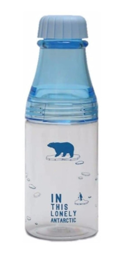 Botella Agua Taparrosca Animales De La Antártida