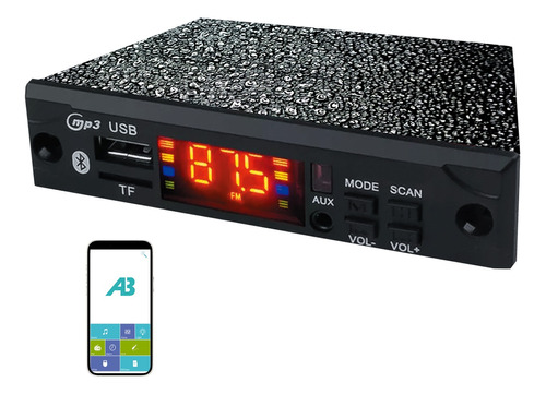 Adaptador De Audio Bluetooth Mp3 Radio Auxiliar Con App