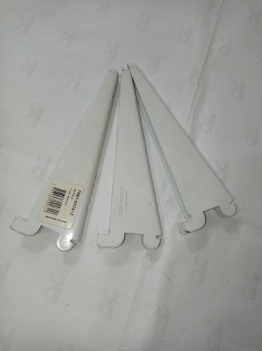 Ménsulas Rapi-estant Blancas, Metálicas. 17cm. 3 Unidades.
