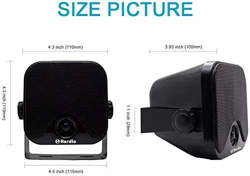 Altavoz Exterior Outdoor Speak Para Barco, Impermeable Y Res
