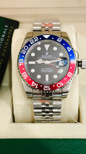 Reloj Automático Rlx Gmt-master Il Pepsi 40mm Aaa Full Set (Usado)