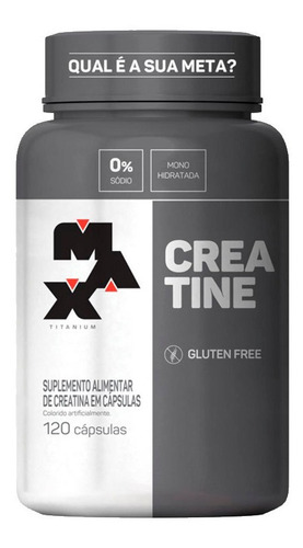 Creatina - 120 Capsulas - Max Titanium