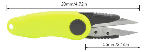 Tijeras Rápidas Con Forma De Camarón Amarillo Fluorescente,