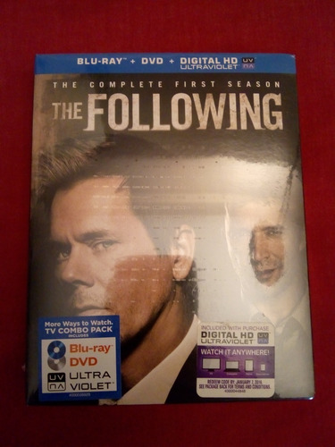 The Following 1 Blu-ray + Dvd + Digital Hd Ultraviolet