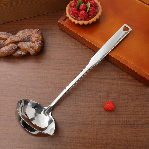 Cucharón Hondo Para Servir Salsa, Cuchara De Acero Inoxidabl