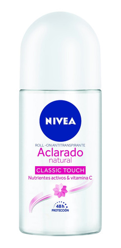 Nivea Desodorante Rollon Aclarado Natural Classictouch50ml