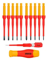 Comprar Juego 12 Destornilladores Aislados 1000v Industrial Ingco