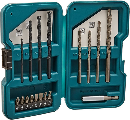 Juego De Brocas Y Puntas Con 17 Piezas D45836 Makita