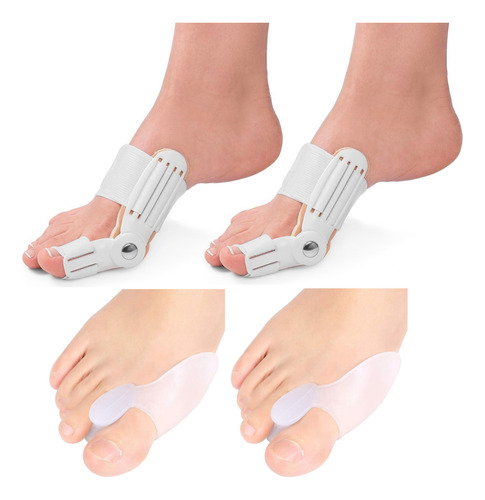 Corrector Juanete 2 Férulas Unitalla Flexible+ 2 Para Día