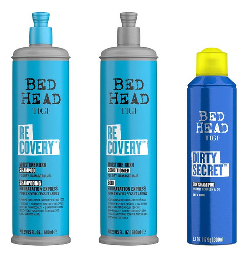 Tigi Bed Head Recovery Sh + Ac 400 Ml + Dirty Secret