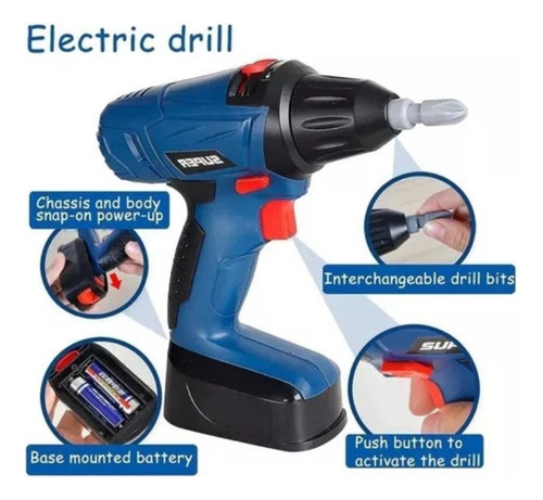 ` Accesorios For Bebés Toy Toolbox Drill 2024