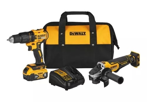 DeWalt – Kit combinado de taladro inalámbrico y atornillador eléctrico 20 V  Max XR 50 Ah DCK299P2 – Yaxa Colombia