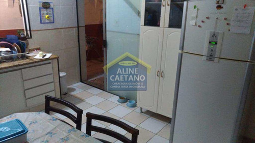 Casa Com 3 Dorms, 1 Nos Fundos Com Wc, Tupi, - Vact955
