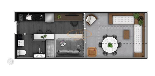 Apartamento Com 1 Dormitório(s) Localizado(a) No Bairro Moema Em São Paulo / São Paulo - 5177:909753
