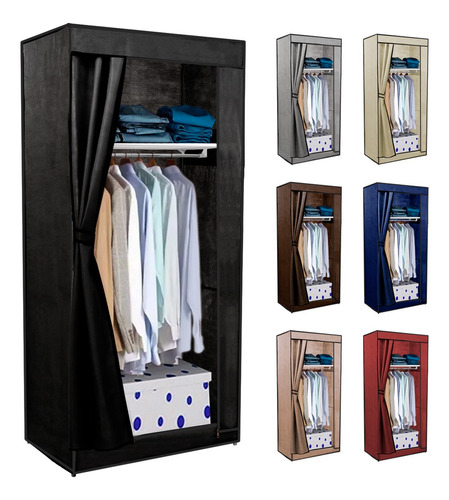 Closet Armable Organizador Rack Perchero Ropero Portatil 