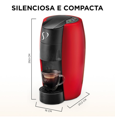 Cafeteira Espresso Lov Automática - Tres 3 Corações