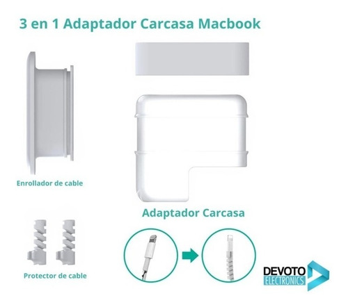 Funda Macbook Air 13 Tomtoc + Protector Cargador