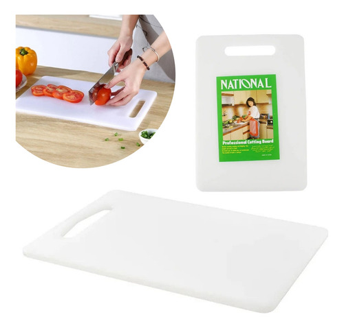 Tabla De Cocina Rectangular En Plástico Pvc 40,5 X 25,5 Cm