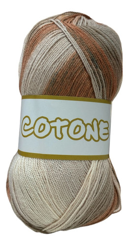 Hilado Algodón Cotone Matizado Multicolor 8/3 X 100 Gramos