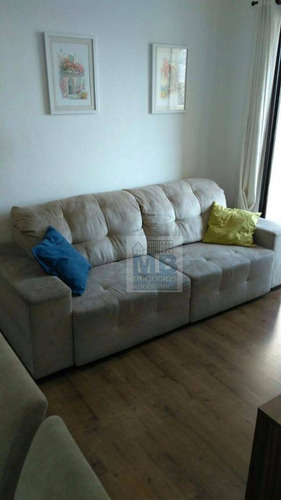 Imagem 2 de 17 de Apartamento Com 2 Dormitórios À Venda, 55 M² Por R$ 350.000,00 - Campininha - São Paulo/sp - Ap1193
