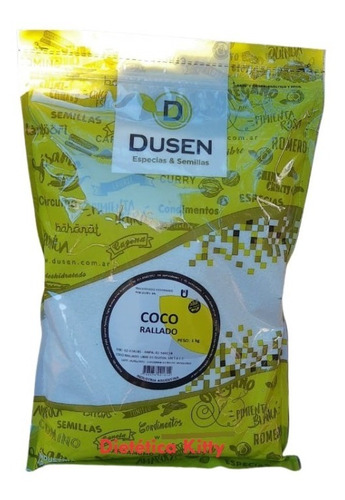 Coco Rayado Dusen 1 Kg Premium Sin Tacc Libre De Gluten 