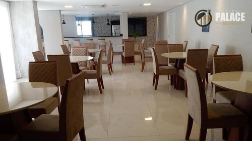 Apartamento Com 2 Dormitórios À Venda, 90 M² Por R$ 554.100,00 - Vila Guilhermina - Praia Grande/sp - Ap2709