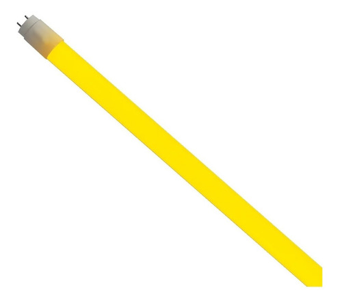 Lâmpada Tubo Led T8 9w 60cm Colorida Amarela Yellow