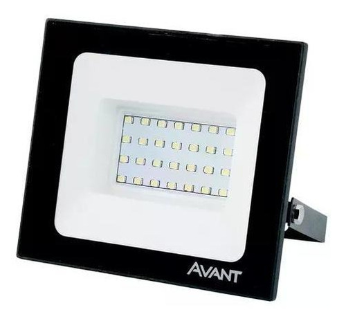 Refletor Led Slim Ip65 Holofote 30w Bivolt Luz Branca Avant