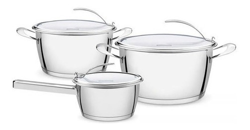 Set X 6 Piezas Tramontina Ventura Ollas Bateria De Cocina