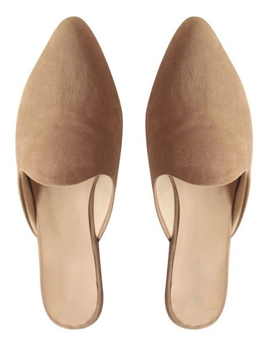 Zapatos Mules Nude Casuales Mujer Mules Dama Beige