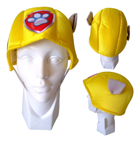 Gorros Paw Patrulla Canina Skye Rubble Everest Chase Patrol Gorro Rubble Talla Adulto (9 En Adelante) C/orejas
