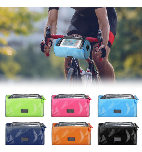 Bolsa De Hombro Para Manillar Y Bandolera Para Bicicleta