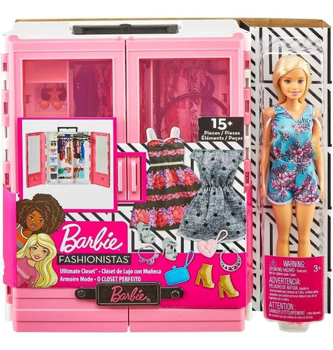 Barbie Closet De Lujo Con Muñeca