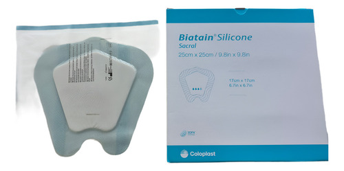 Aposito Coloplast Biatain Silicone Sacral 25x25 Cm 33405 Color Agua