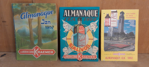 Almanaque Iza Laboratório Kraemer 1957 (Usado)