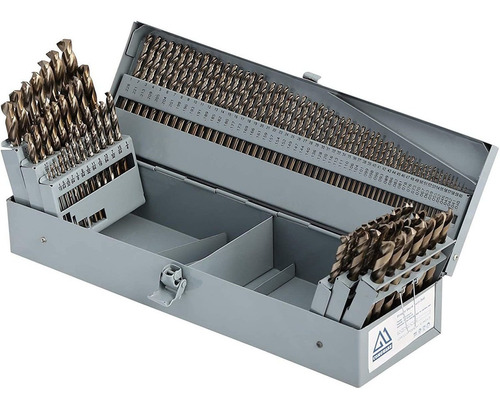 Juego De 115 Brocas Hss M35 Con 5 % De Cobalto