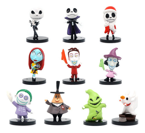 Juguete Jack Sally Figura De Pesadilla Antes De Navidad, 10