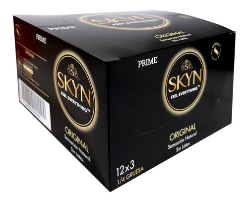 Preservativos Prime Skyn 12x3 Sin Latex 36 Unidades Calor