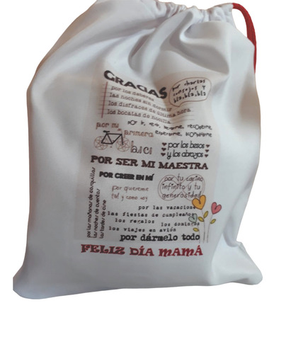 Bolsita Souvenirs Dia De La Madre 20cmx25cm 30u
