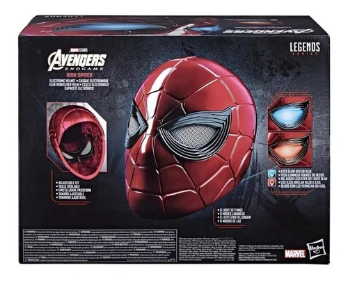 Marvel Legends Series - Casco Electrónico De Iron Spider