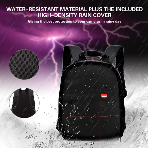 Mochila Para Cámara Pequeña, Impermeable, Cámara Réflex Digi