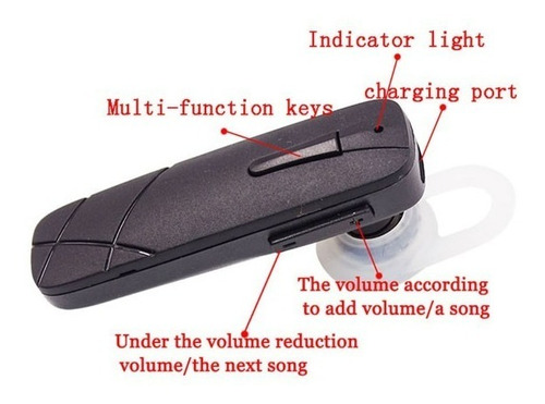 Audífono In-ear Inalámbrico Manos Libres