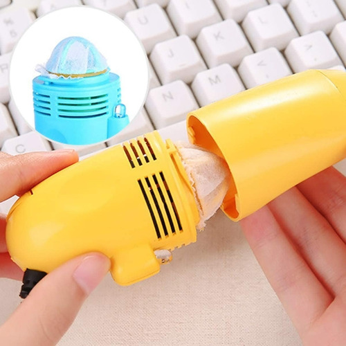 Imagen 9 de 10 de Mini Aspiradora Para Teclado De Pc Limpiador Usb